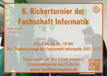 Poster des Kickerturniers. Alle Informationen stehen auch im Artikel.