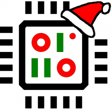Logo Fachschaft Informatik mit Weihnachtsmuetze