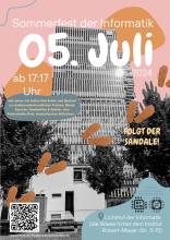 Plakat Sommerfest der Informatik am 5.Juli ab 17:17 Uhr