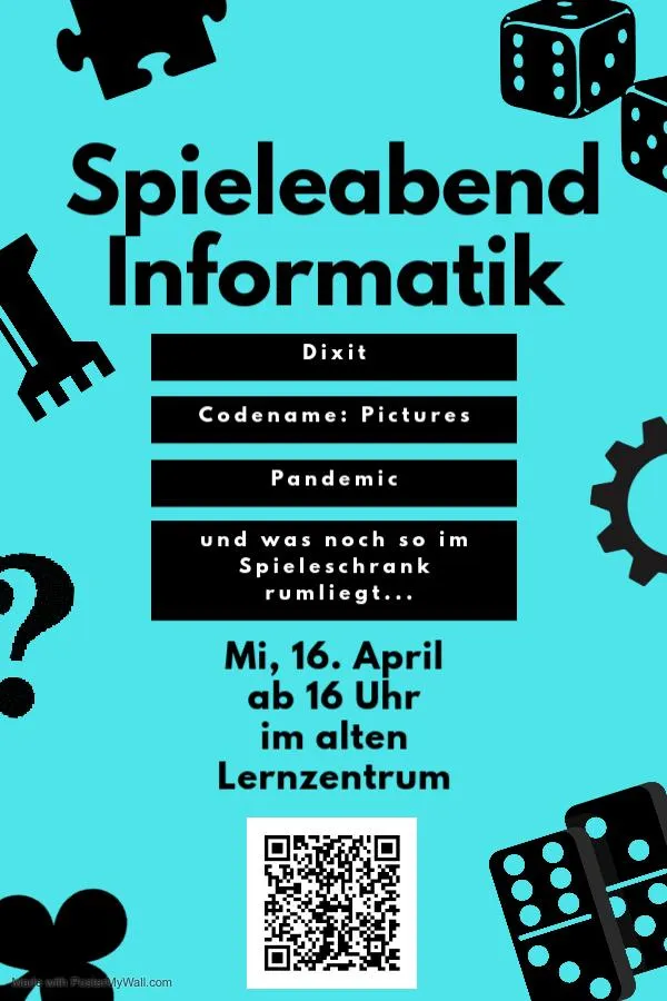 Spieleabend Plakat